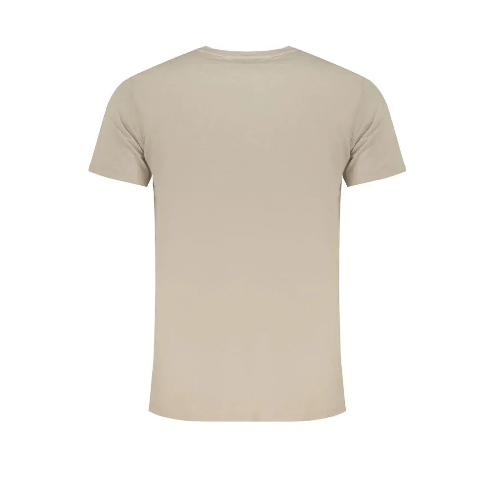 Norway 1963 Beige Cotton Men's T-Shirt - Zeiniez