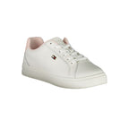 Tommy Hilfiger White Leather Women Sneaker - Zeiniez
