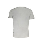 Napapijri Gray Organic Cotton Men's T-Shirt - Zeiniez