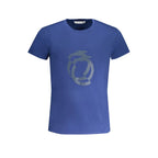Trussardi Blue Cotton Men's T-Shirt - Zeiniez