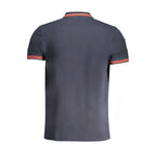 Cavalli Class Blue Cotton Men Polo Shirt - Zeiniez
