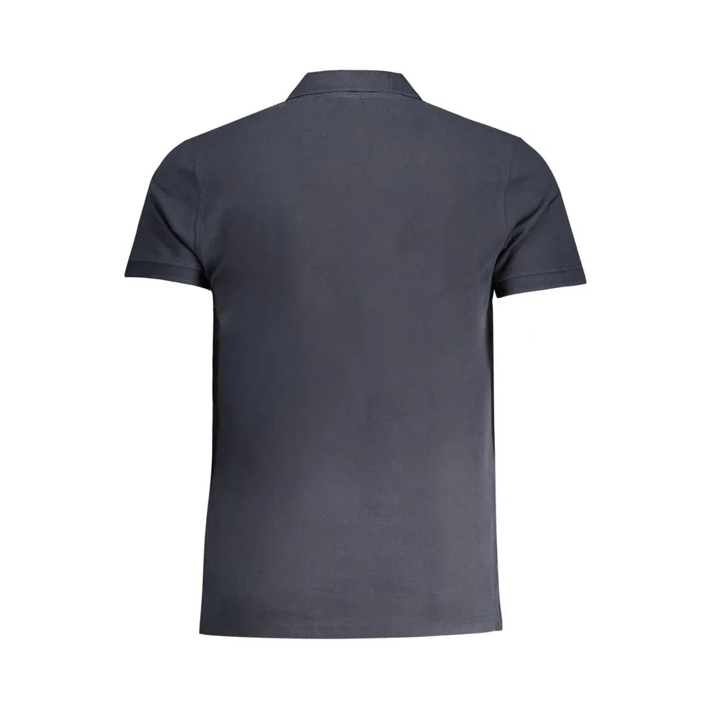 Cavalli Class Blu Cotton Men Polo - Zeiniez