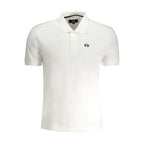 La Martina White Cotton Men Polo Shirt - Zeiniez