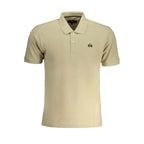 La Martina Beige Cotton Men Polo Shirt - Zeiniez