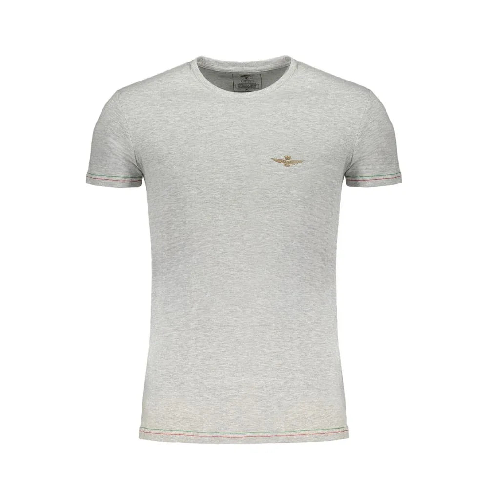Aeronautica Militare Grigio Cotton Men T-Shirt - Zeiniez