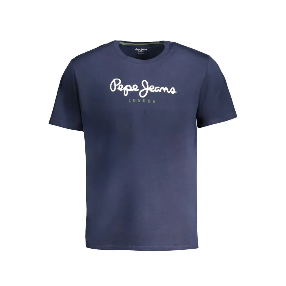 Pepe Jeans Blue Cotton Men T-Shirt - Zeiniez