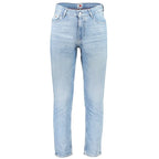 Tommy Hilfiger Azzurro Cotton Men Jeans - Zeiniez