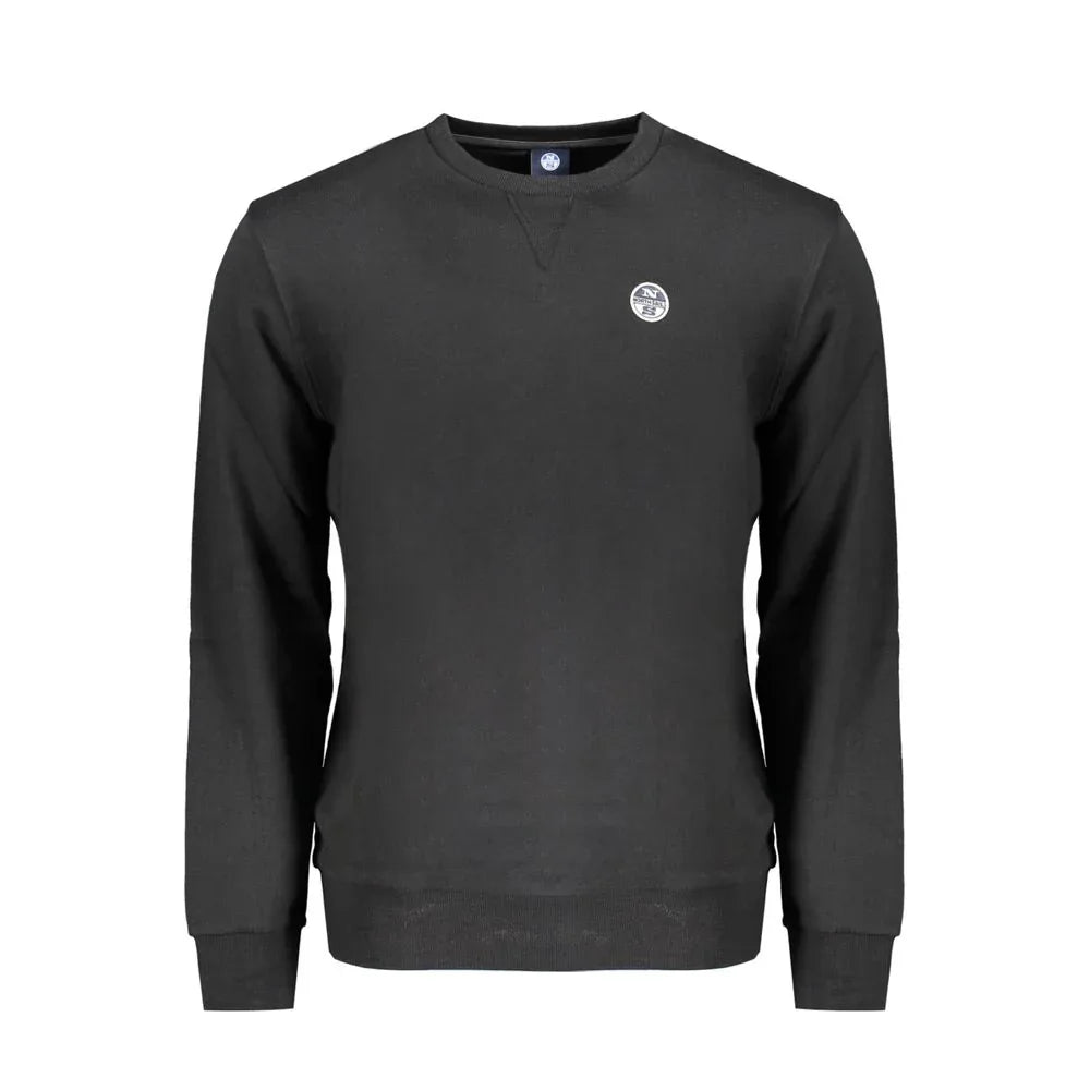 North Sails Black Cotton Men's Sweatshirt - Zeiniez