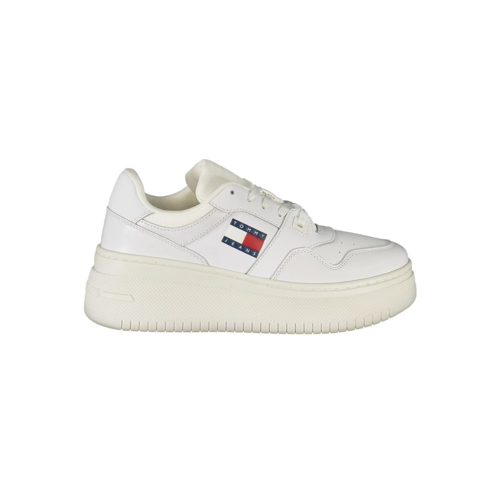 Tommy Hilfiger Bianco Leather Women Sneaker - Zeiniez