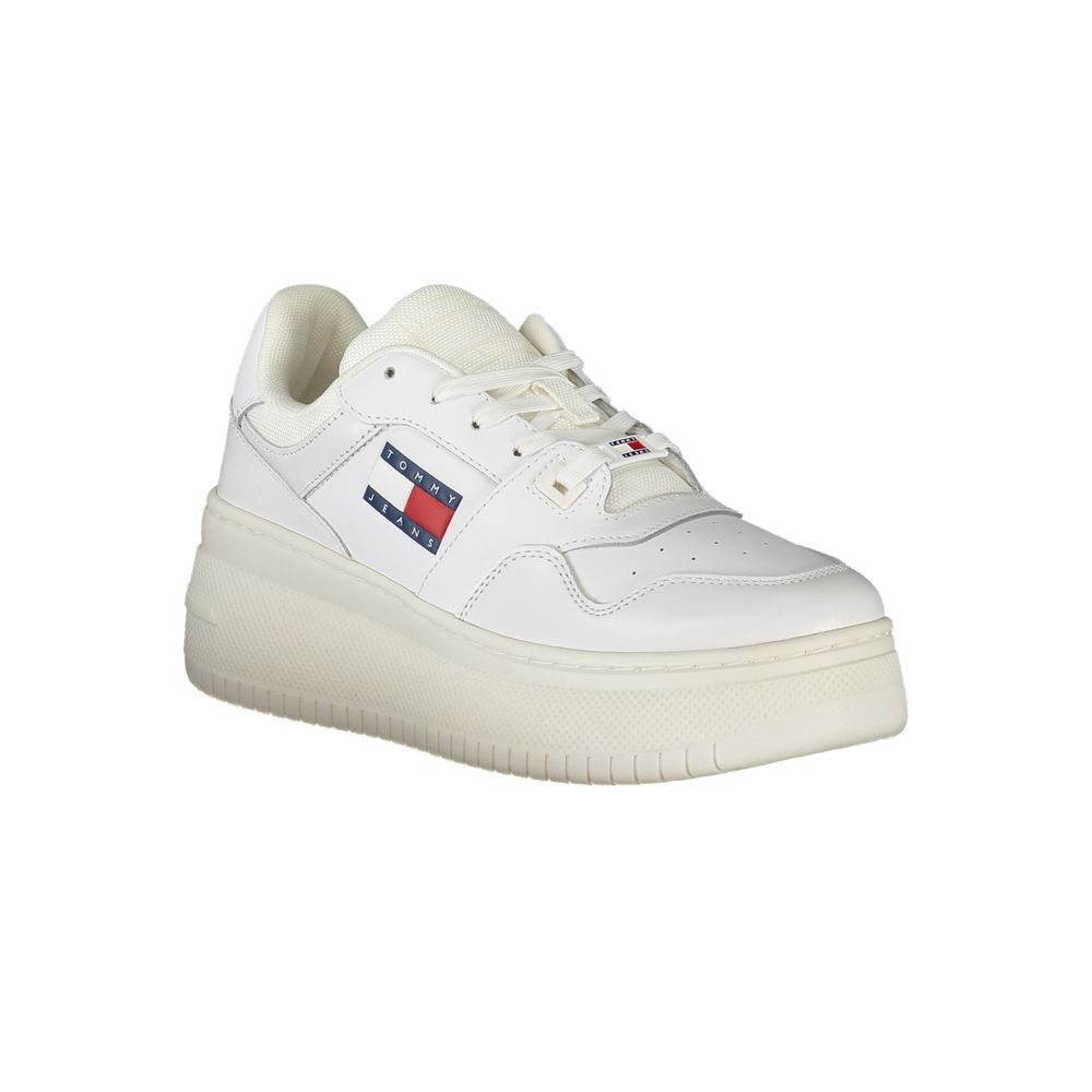 Tommy Hilfiger Bianco Leather Women Sneaker - Zeiniez