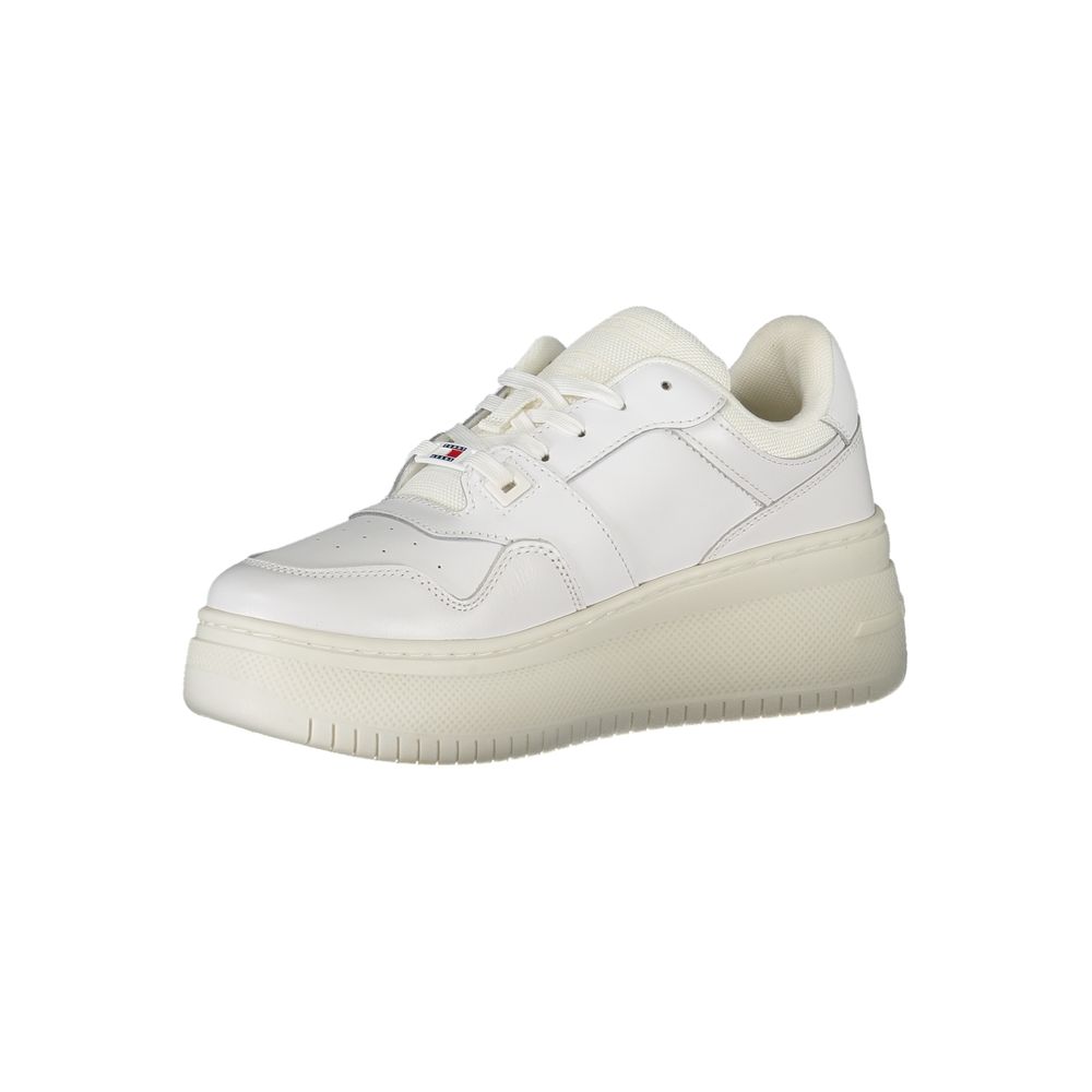 Tommy Hilfiger Bianco Leather Women Sneaker - Zeiniez