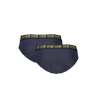 Cavalli Class Blue Cotton Men's Briefs - Zeiniez