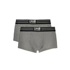 Cavalli Class Grigio Cotton Men's Boxer Underwear - Zeiniez