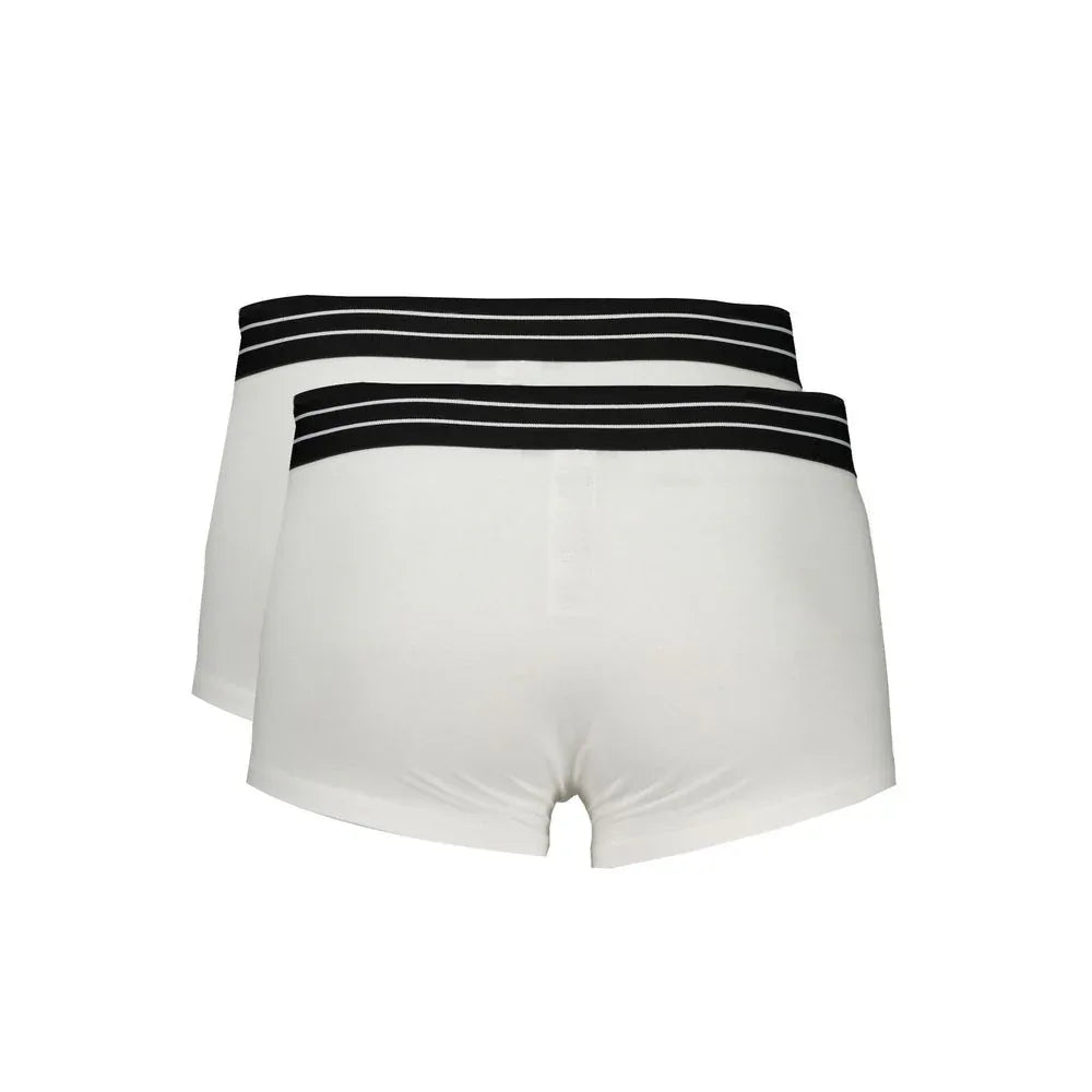 Cavalli Class White Cotton Men's Boxer Briefs - Zeiniez