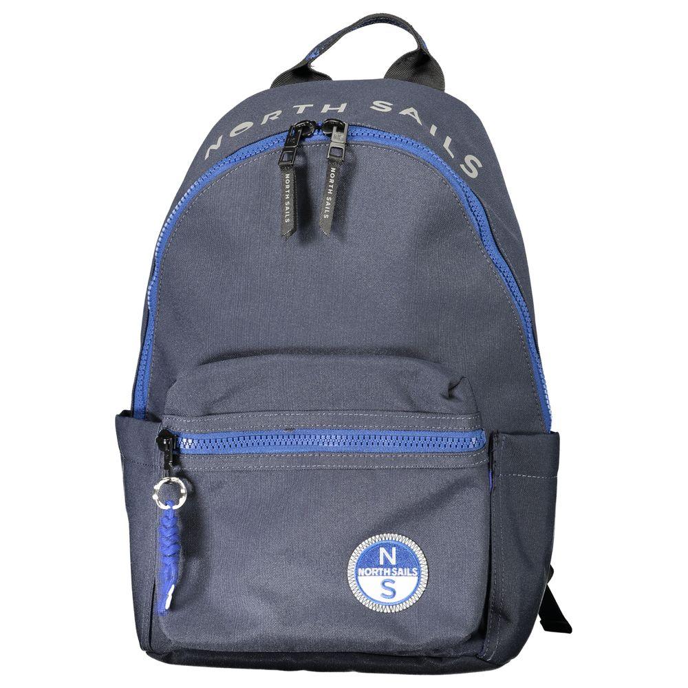North Sails Blu Polyester Men Backpack - Zeiniez