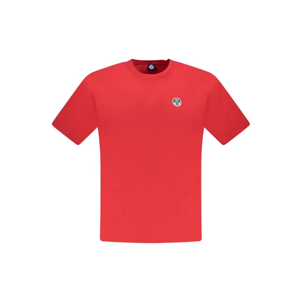 North Sails Rosso Cotton Men T-Shirt - Zeiniez