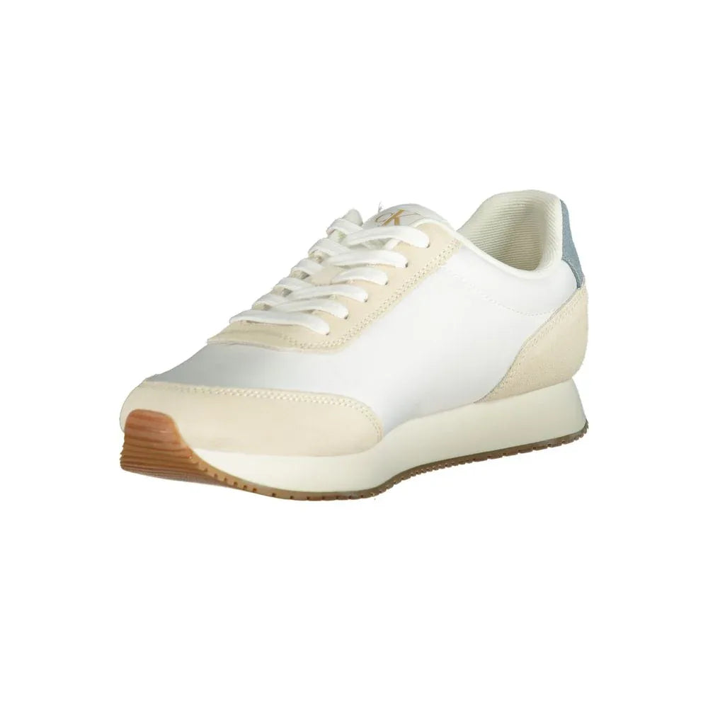 Calvin Klein White Polyester Men Sneaker - Zeiniez