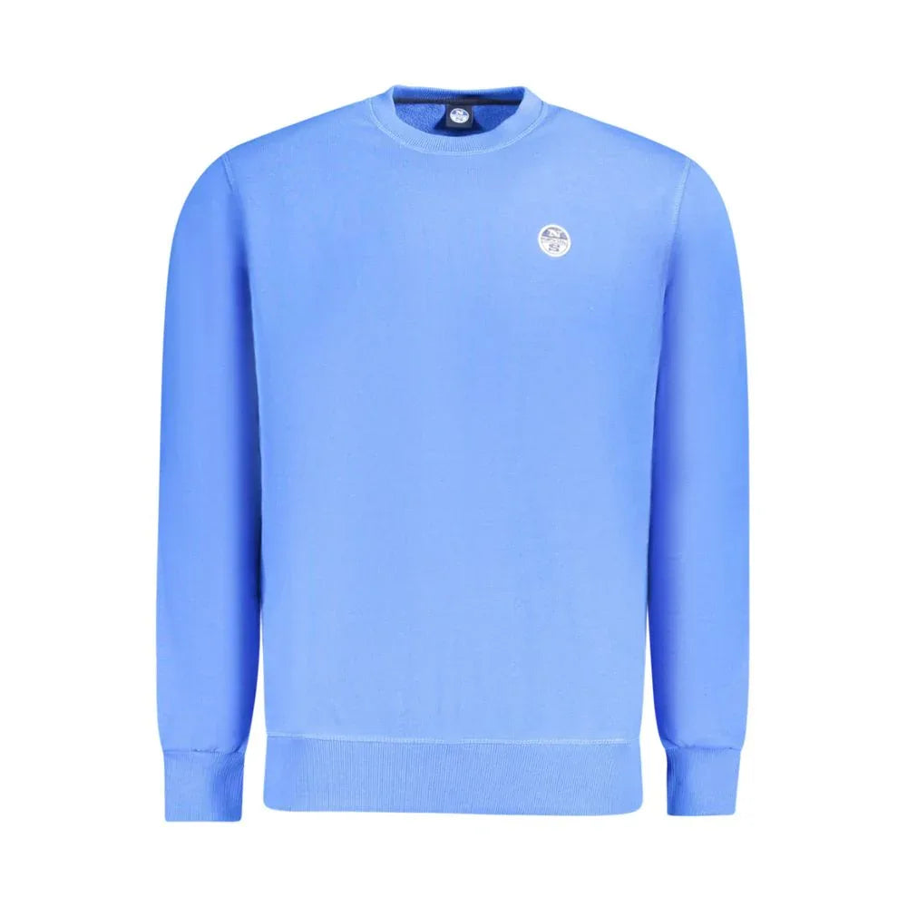 North Sails Blue Cotton Men's Sweatshirt - Zeiniez