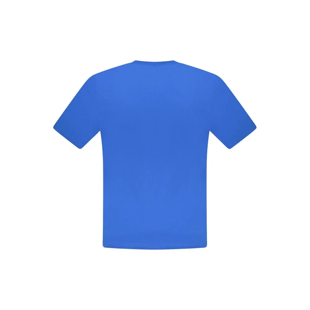 North Sails Blue Cotton Men T-Shirt - Zeiniez