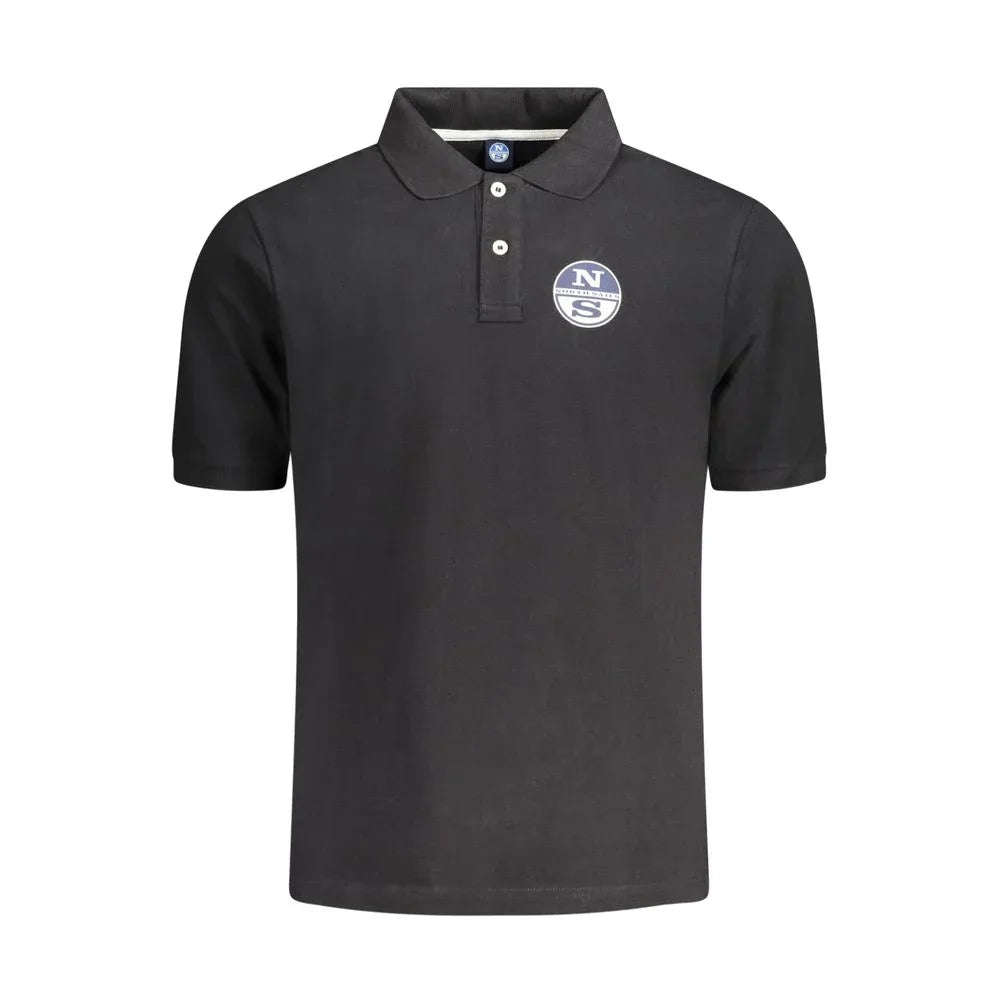 North Sails Black Cotton Men's Polo Shirt - Zeiniez