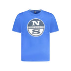 North Sails Blue Cotton Men's T-Shirt - Zeiniez