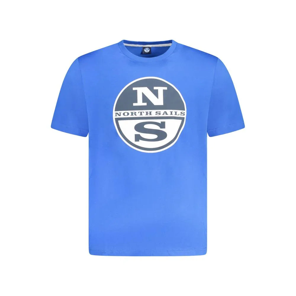 North Sails Blue Cotton Men's T-Shirt - Zeiniez