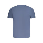 North Sails Blue Cotton Men T-Shirt - Zeiniez