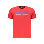 North Sails Red Cotton Men T-Shirt - Zeiniez