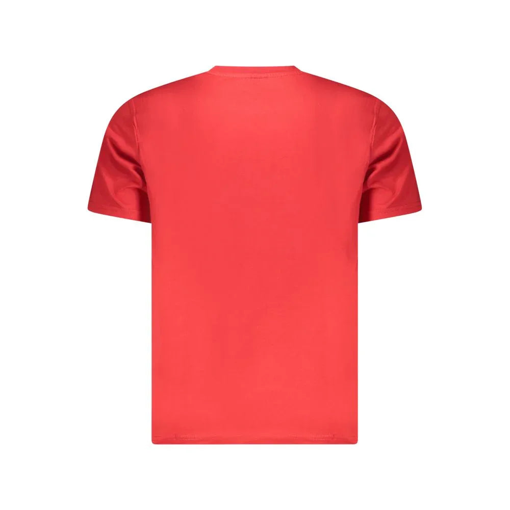 North Sails Red Cotton Men T-Shirt