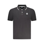 North Sails Black Cotton Mens Polo Shirt - Zeiniez