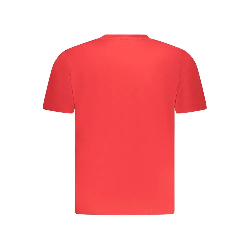 North Sails Red Cotton Men T-Shirt - Zeiniez