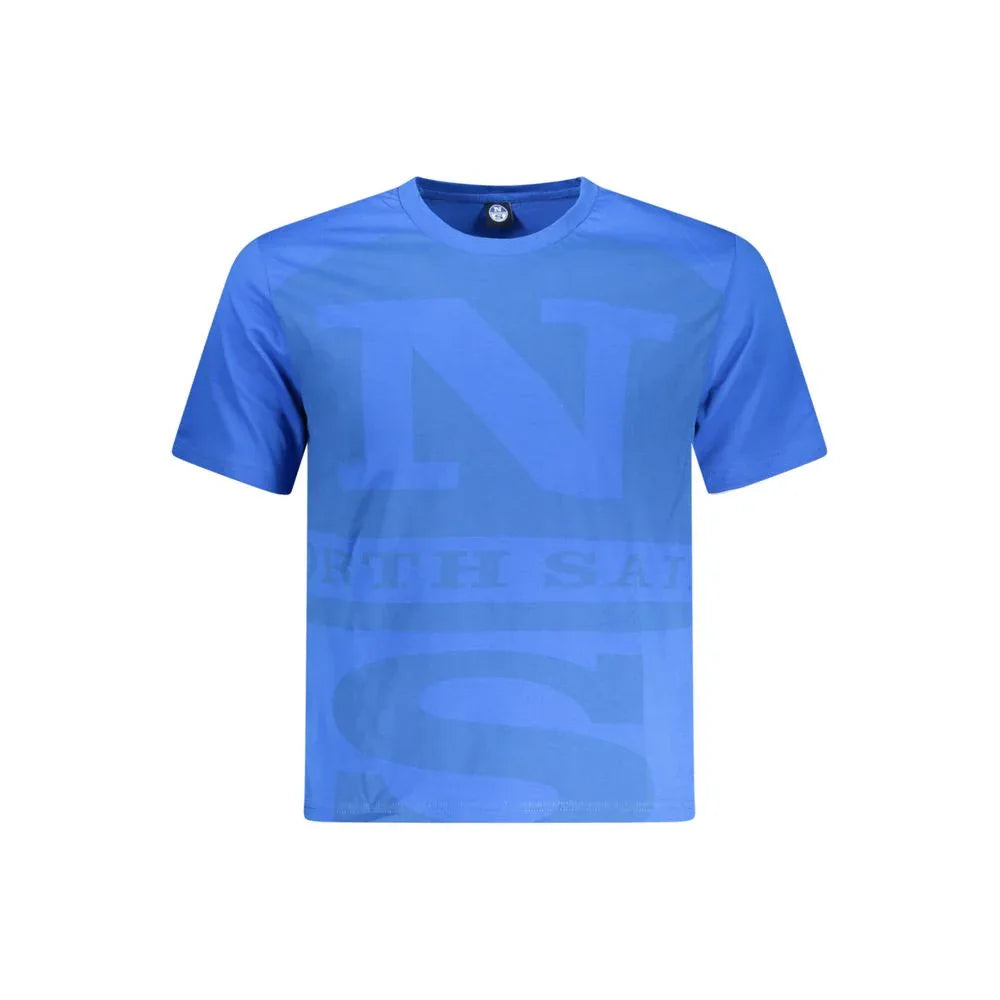 North Sails Blue Cotton Men's T-Shirt - Zeiniez
