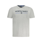 North Sails Grigio Cotton Men T-Shirt - Zeiniez