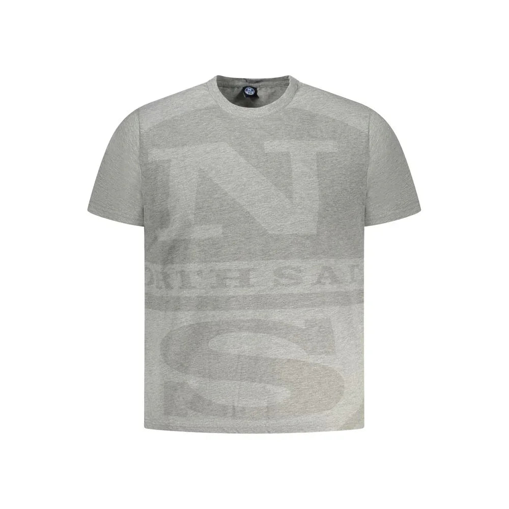 North Sails Grigio Cotton Mens T-Shirt - Zeiniez