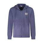 Wrangler Blu Cotton Men's Hoodie - Zeiniez
