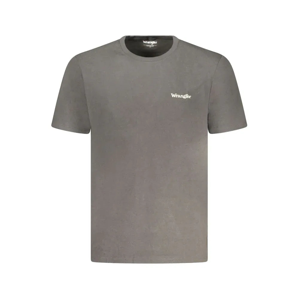 Wrangler Black Cotton T-Shirt - Zeiniez