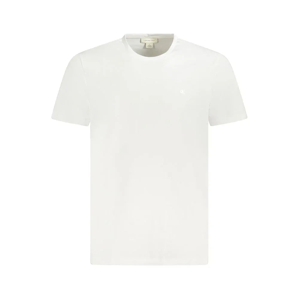 Calvin Klein Bianco Cotton Men T-Shirt - Zeiniez