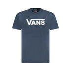 Vans Blue Cotton Men's T-Shirt - Zeiniez