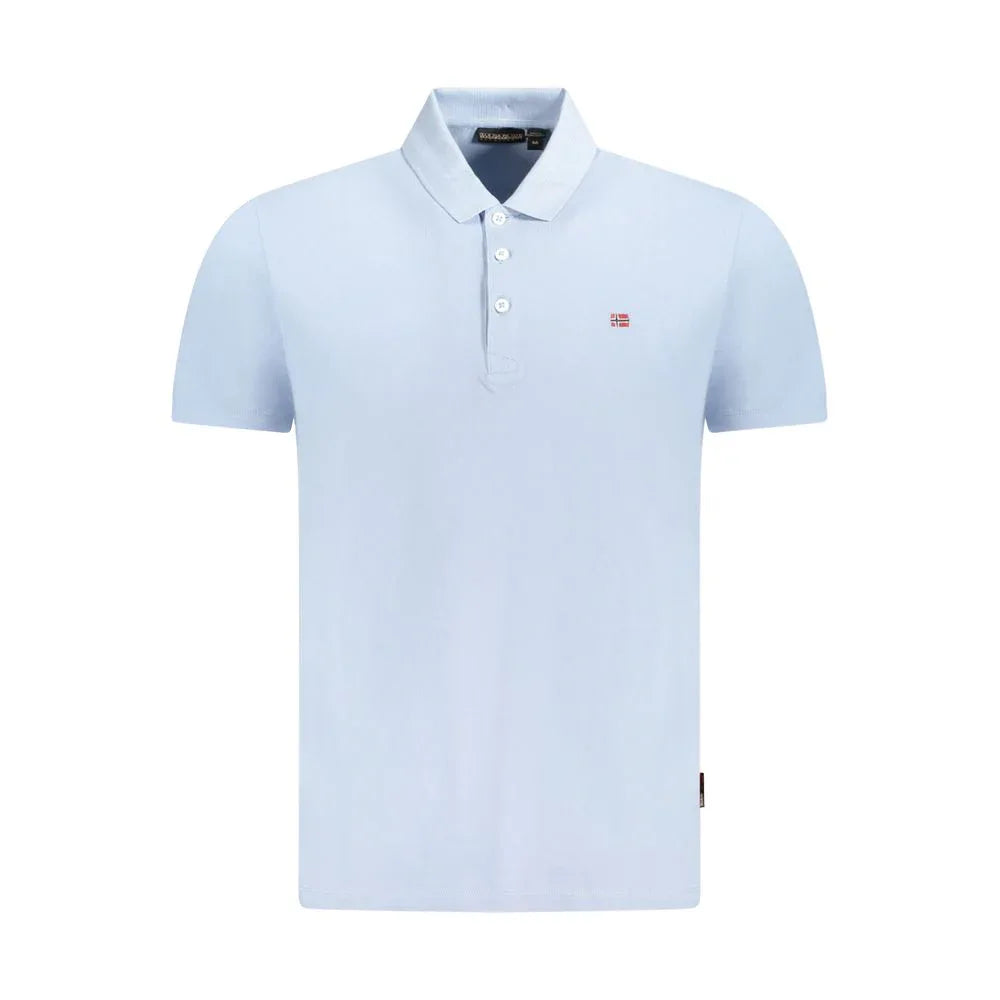 Napapijri Azzurro Cotton Men Polo - Zeiniez