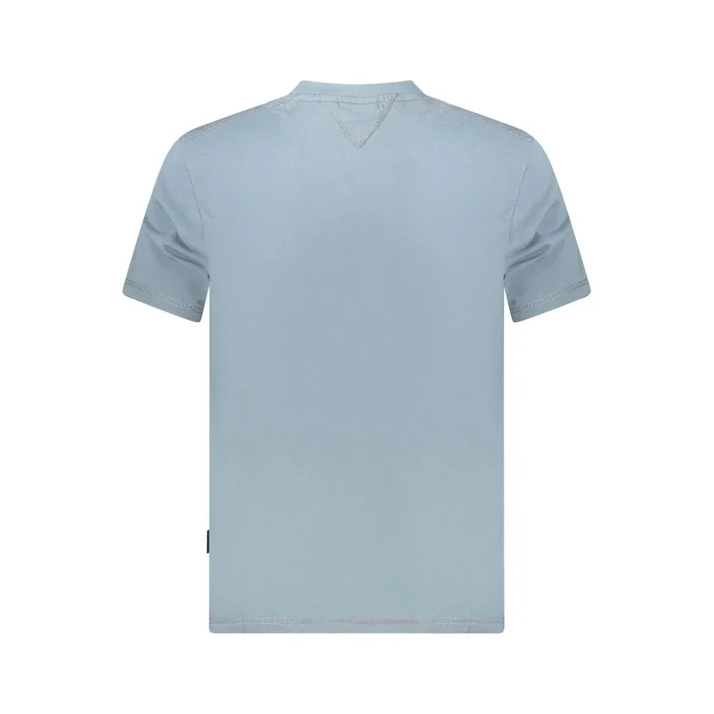 Napapijri Grigio Cotton Men T-Shirt - Zeiniez