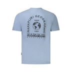 Napapijri Light Blue Cotton Men T-Shirt - Zeiniez