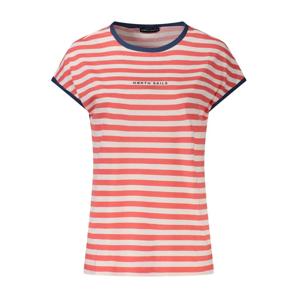 North Sails Rosso Cotton Women T-Shirt - Zeiniez