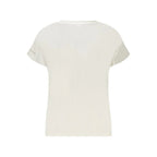 North Sails Bianco Cotton Women T-Shirt - Zeiniez