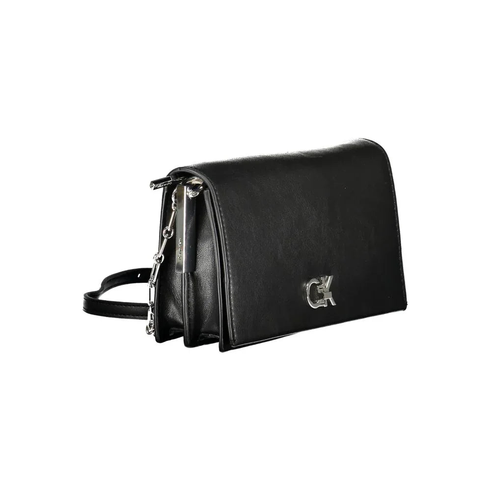 Calvin Klein Black Polyester Women Shoulder Bag - Zeiniez