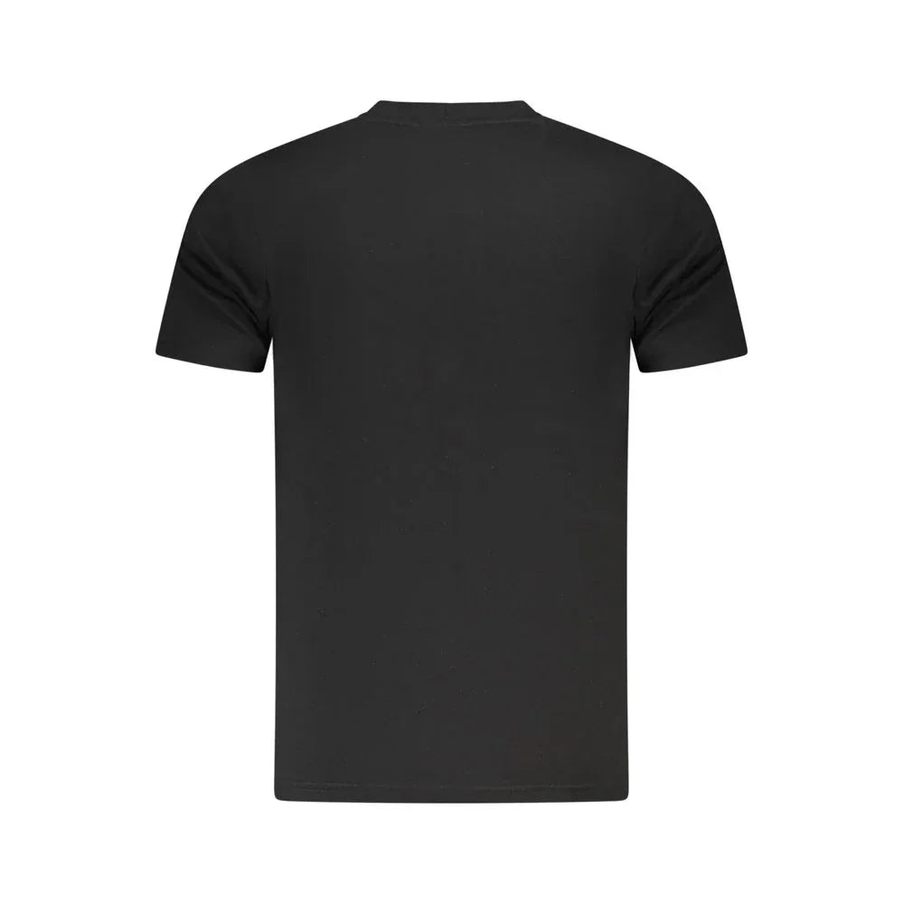 Cavalli Class Black Cotton Men T-Shirt - Zeiniez