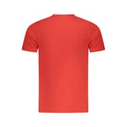 Cavalli Class Rosso Cotton Men T-Shirt - Zeiniez