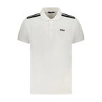 Cavalli Class White Cotton Mens Polo Shirt - Zeiniez