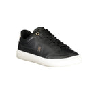 Tommy Hilfiger Black Leather Women Sneaker - Zeiniez