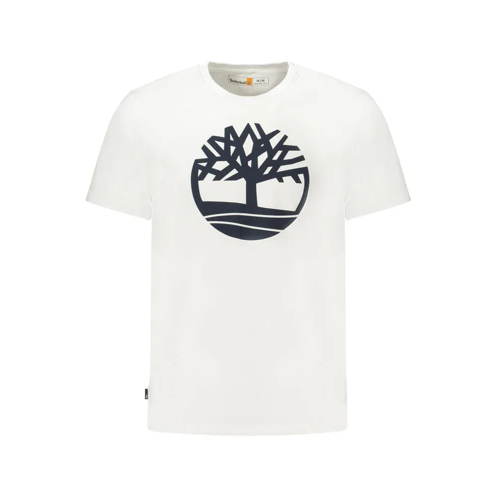 Timberland Bianco Cotton Men T-Shirt - Zeiniez