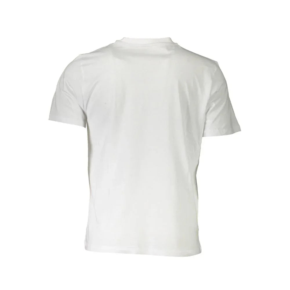 North Sails White Cotton Men's T-Shirt - Zeiniez
